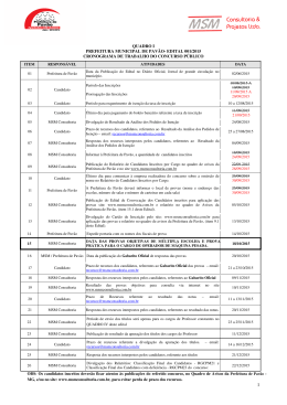 Edital completo - MSM Consultoria