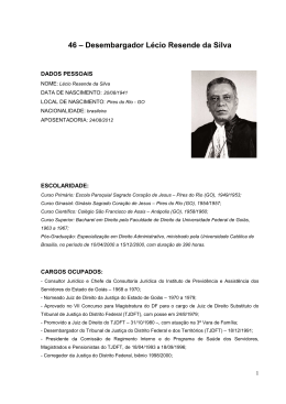 Desembargador L&eacute;cio Resende da Silva