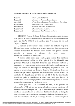 Leia a íntegra da decisão - Supremo Tribunal Federal