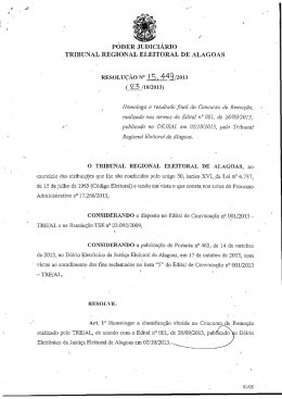 15449 - Tribunal Regional Eleitoral de Alagoas