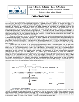EXTRA&Ccedil;&Atilde;O DE DNA