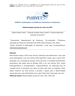 Determina&ccedil;&atilde;o sexual em aves via PCR "> PDF