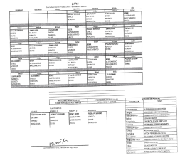 Escala Agentes de Trânsito de Alta Floresta mês julho 2015