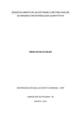 Desenvolvimento de um software livre para an&aacute;lise de