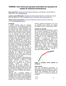 EOM2SS: Uma rotina para gera&ccedil;&atilde;o autom&aacute;tica de equa&ccedil;&otilde;es de