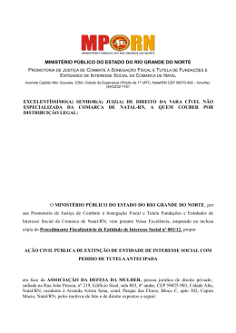 A&ccedil;&atilde;o de extin&ccedil;&atilde;o da Associa&ccedil;&atilde;o da Defesa da Mulher