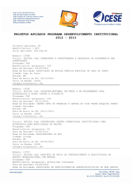 Ref: Campanha Primavera Para a Vida