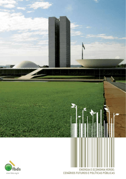 energia e economia verde: cen&aacute;rios futuros e pol&iacute;ticas p&uacute;blicas
