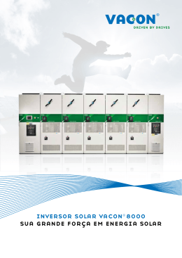 inversor solar vacon&reg; 8000 sua grande for&ccedil;a em energia solar
