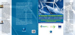 As energias renov&aacute;veis no Brasil: entre o mercado e a