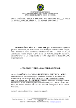 ACP PRAZO Corte de Energia por inadimplemento