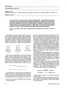 DIVULGA&Ccedil;&Atilde;O - Qu&iacute;mica Nova