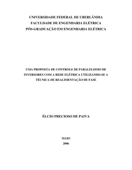 P&Oacute;S-GRADUA&Ccedil;&Atilde;O EM ENGENHARIA EL&Eacute;TRICA