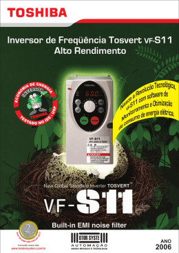 Inversor de Freqüência Tosvert VF-S11 Alto