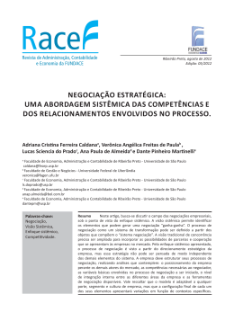 das negocia&ccedil;&otilde;es