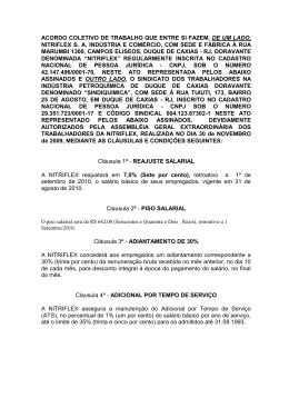 resultados das negocia&ccedil;&otilde;es realizadas entre a comiss&atilde;o