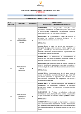 Gabarito 2&ordf; serie_ Simulado Enem Virtual 2015