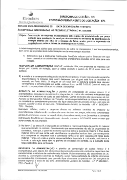 "a DIRETORIA DE GEST&Atilde;O - DG - Eletrobras Distribui&ccedil;&atilde;o Rond&ocirc;nia