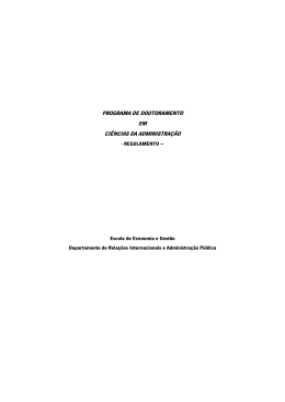 programa de doutoramento em ci&ecirc;ncias da administra&ccedil;&atilde;o