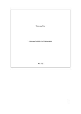CURRICULUM VITAE