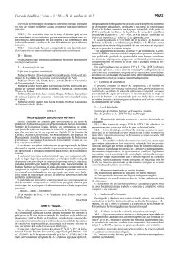 Edital n.º 953/2012 - Sindicato Nacional do Ensino Superior