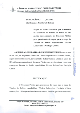 especialidade T&eacute;cnico de Laborat&oacute;rio &ndash; Patologia Cl&iacute;nica &ndash; Ind