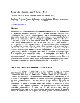 tipos de cooperativismo