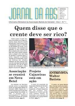 Jornal - Faculdade de Comunica&ccedil;&atilde;o da UFBA