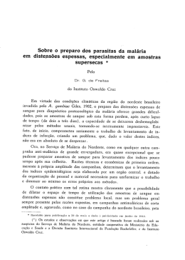 Sobre o preparo-dos parasitas da mal&aacute;ria