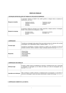 direito do trabalho aulas 2o bimestre