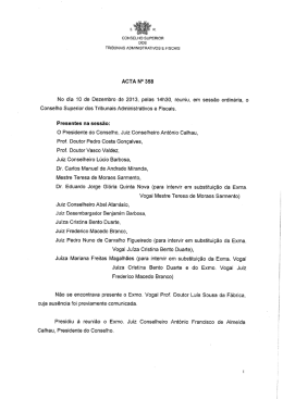ATA_358 - Conselho Superior dos Tribunais Administrativos e Fiscais