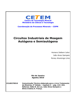 Visualizar/Abrir - Mineralis - Centro de Tecnologia Mineral