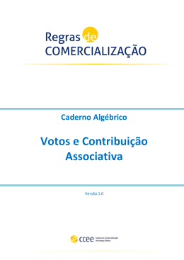 21 - Votos e Contribui&ccedil;&atilde;o Associativa Alg&eacute;brico