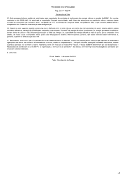 PROCESSO CVM SP2005/0282 Reg. Col. n° 4822/05 Declaração