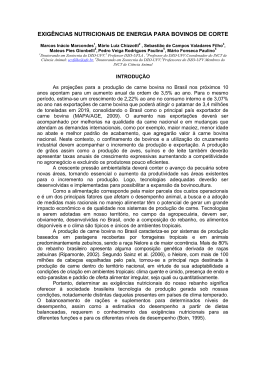 EXIG&Ecirc;NCIAS NUTRICIONAIS DE ENERGIA PARA - BR