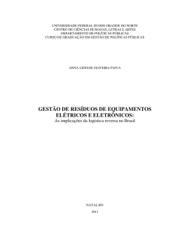 gest&atilde;o de res&iacute;duos de equipamentos el&eacute;tricos e