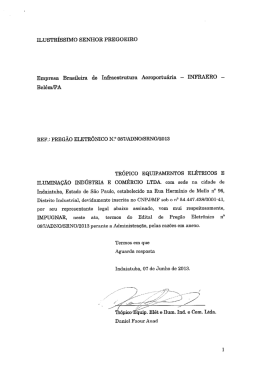 TR&Oacute;PIOO EQUIPAMENTOS EL&Eacute;TRICOS E