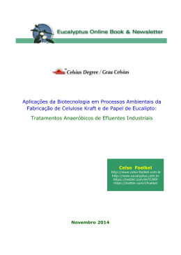Aplicações da Biotecnologia em Processos Ambientais da