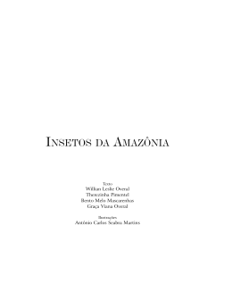 Insetos da Amaz&ocirc;nia.qxd - Museu Paraense Em&iacute;lio Goeldi