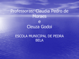 Profas. Claudia e Cleuza (Kits Água)