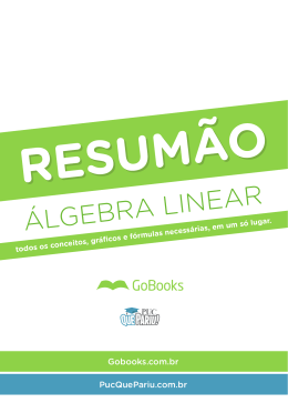 &Aacute;LGEBRA LINEAR