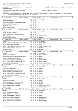 Grade Curricular (Curso) 13/02/2012 15:36 Curso