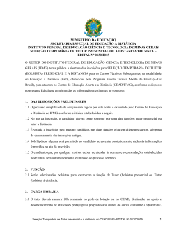 Edital - Instituto Federal de Minas Gerais