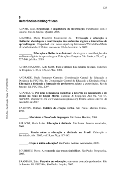 8 Refer&ecirc;ncias bibliogr&aacute;ficas
