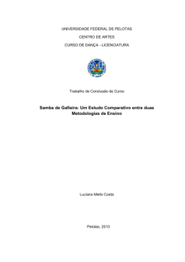 Samba de Gafieira: Um Estudo Comparativo entre duas