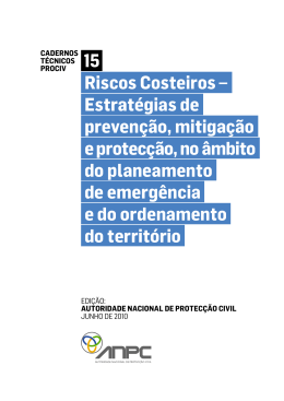 Riscos Costeiros &ndash; Estrat&eacute;gias de preven&ccedil;&atilde;o, mitiga&ccedil;&atilde;o e protec&ccedil;&atilde;o