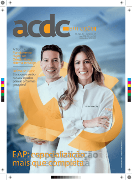 Edi&ccedil;&atilde;o 165 - Associa&ccedil;&atilde;o dos Cirurgi&otilde;es Dentistas de Campinas