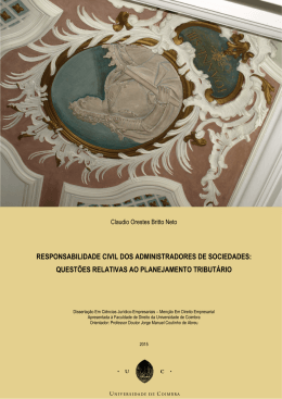 responsabilidade civil dos administradores de