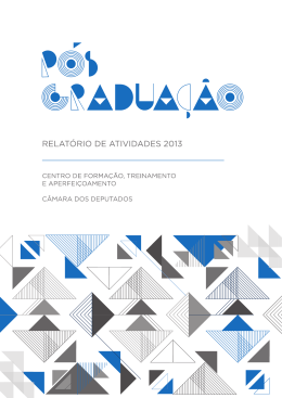 Relatório de Atividades - 2013