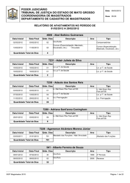 poder judici&aacute;rio tribunal de justi&ccedil;a do estado de mato grosso